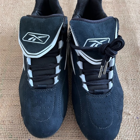 Reebok Men's Black and White Cleats - Picture 6 of 6